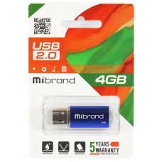 USB Flash Drive 4Gb Mibrand Cougar, Blue (MI2.0/CU4P1U)
