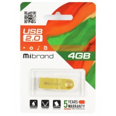 USB Flash Drive 4Gb Mibrand Puma Gold (MI2.0/PU4U1G)