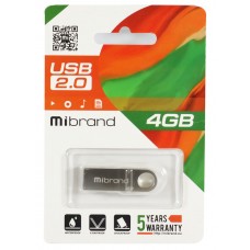 USB Flash Drive 4Gb Mibrand Puma, Silver (MI2.0/PU4U1S)