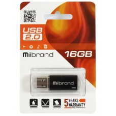 USB Flash Drive 16Gb Mibrand Cougar Black (MI2.0/CU16P1B)