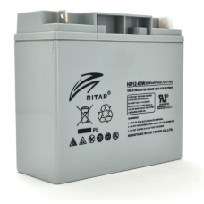 Батарея для ИБП 12В 17Ач Ritar HR12-60W, Gray Case 181x77x167 ШхВхД (HR1260W)