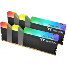 Пам'ять 8Gb x 2 (16Gb Kit) DDR4, 3600 MHz, Thermaltake TOUGHRAM RGB, Black (R009D408GX2-3600C18B)