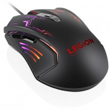 Мышь Lenovo Legion M200 RGB, Black, USB, оптическая, 2400 dpi, 5 кнопок, 1.8 м (GX30P93886)