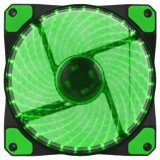 Вентилятор 120 мм, GameMax GaleForce, 120х120х25 мм, Green LED підсвічування (GMX-GF12G)