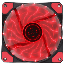 Вентилятор 120 мм, GameMax AirForce 12X, 120х120х25 мм, Red LED підсвічування (GMX-AF12R)