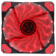 Вентилятор 120 мм, GameMax AirForce 12X, 120х120х25 мм, Red LED подсветка (GMX-AF12R)