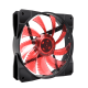 Вентилятор 120 мм, GameMax GaleForce, 120х120х25 мм, Red LED підсвічування (GMX-GF12R)