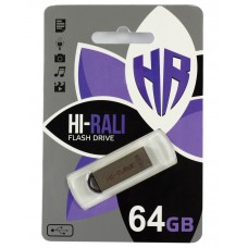 USB Flash Drive 64Gb Hi-Rali Fit series Silver (HI-64GBFITSL)