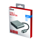 Адаптер USB 3.1 Type-C (M) - HDMI (F) / USB 3.0 / USB Type-C, Trust Dalyx, Gray, 20 см (23772)