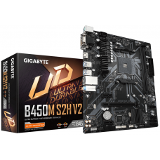 Мат.плата AM4 (B450) Gigabyte B450M S2H V2