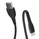 Кабель USB - USB Type-C 1 м ColorWay Black, 2.4A (CW-CBUC034-BK)