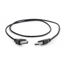 Кабель-удлинитель USB 0.75 м Cablexpert Black (CC-USB2-AMAF-75CM/300-BK)