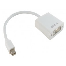 Адаптер Mini DisplayPort (M) - DVI (F), Extradigital, White, 15 см (KBD1677)