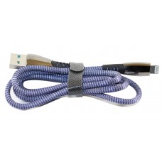 Кабель USB <-> Lightning, Celebrat, Blue, 1м, 2.1A (CB-12i)