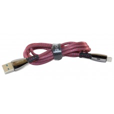 Кабель USB - Lightning 1 м Celebrat, Red, 2.1A (CB-12i)