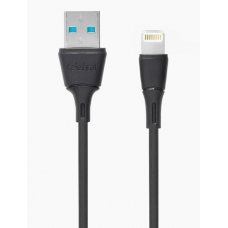 Кабель USB <-> Lightning, Celebrat, Black, 1м, 2.1A (Fly-2i)