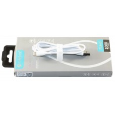 Кабель USB <-> Lightning, Celebrat, White, 1м, 2.1A (Fly-2i)
