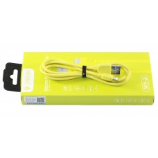 Кабель USB <-> Lightning, Celebrat, Yellow, 1м, 2.1A (Sky-2i)