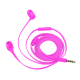Наушники Trust Duga In-Ear, Neon Pink, 3.5 мм, микрофон, вставные (22109)
