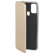 Чехол-книжка для смартфона Samsung M31, Premium Leather Case Gold