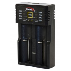 Зарядное устройство Rablex RM-202, Black, для аккумулятора 2x18650