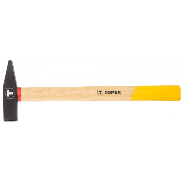 Молоток слюсарний Topex, 295 мм, 300 г, ручка з міцної деревини ясеня (02A403)