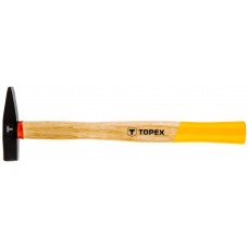Молоток слесарный Topex, 395 мм, 2000 г, ручка из крепкой древесины ясеня (02A420)