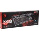 Клавиатура Bloody B800 NetBee, механическая игровая, USB, Full Light Strike