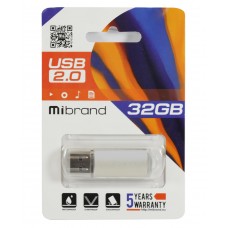 USB Flash Drive 32Gb Mibrand Cougar Silver (MI2.0/CU32P1S)