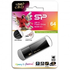USB 3.0 Flash Drive 64Gb Silicon Power Blaze B05 Black (SP064GBUF3B05V1K)