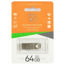 USB 3.0 Flash Drive 64Gb T&G 117 Metal series Silver (TG117SL-64G3)