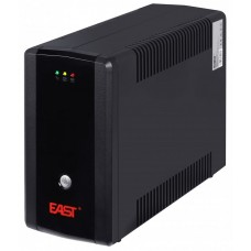 ДБЖ EAST EA-1250U Schuko, USB, 1250ВА євророзетки, Line-Interactive, 3 ступ AVR, діап 155-275В