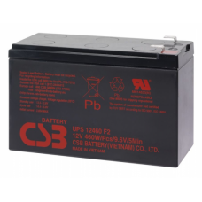 Батарея для ДБЖ 12В 9Ач CSB, UPS12460, ШхДхВ 65х151х94 (UPS12460)