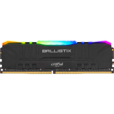Память 16Gb DDR4, 3200 MHz, Crucial Ballistix RGB, Black (BL16G32C16U4BL)