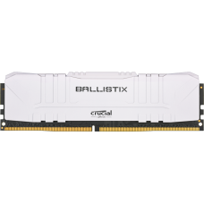 Пам'ять 16Gb DDR4, 3000 MHz, Crucial Ballistix, White (BL16G30C15U4W)