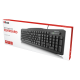 Клавиатура Trust ClassicLine, Black, USB, защита клавиатуры от пролитой жидкости (20626)