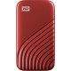 Зовнішній накопичувач SSD, 2Tb, Western Digital My Passport SSD, Red, USB 3.2 (WDBAGF0020BRD-WESN)