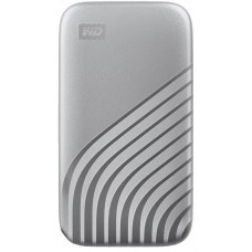 Внешний накопитель SSD, 500Gb, Western Digital My Passport SSD, Silver, USB 3.2 (WDBAGF5000ASL-WESN)