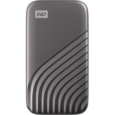 Внешний накопитель SSD, 500Gb, Western Digital My Passport SSD, Gray, USB 3.2 (WDBAGF5000AGY-WESN)