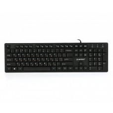 Клавіатура Gembird KB-MCH-03-UA Black, тонка, мультимедійна, USB (KB-MCH-03-UA)