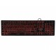 Клавиатура Gembird KB-UML3-01-UA, 3-х цветная подсветка клавиш, USB, Black (KB-UML3-01-UA)