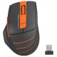 Миша A4Tech Fstyler FG30S, Gray/Orange, USB, бездротова, оптична, безшумна, 2000 dpi