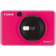 Фотоаппарат моментальной печати Canon Zoemini C CV123, Pink + 30 листов Zink PhotoPaper (3884C035)