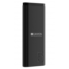 Универсальная мобильная батарея 5000 mAh, Canyon PB-53, Black (CNE-CPB05B)