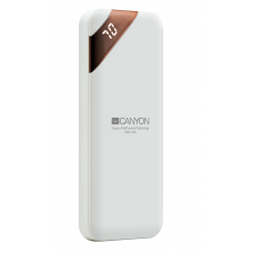Универсальная мобильная батарея 5000 mAh, Canyon PB-54, White (CNE-CPBP5W)