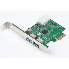 Контроллер PCI-E x1 - 2 x USB 3.0, Gembird, чипсет NEC D720200F1 (UPC-30-2P)
