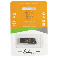 USB Flash Drive 64Gb T&G 114 Metal series Silver (TG114-64G)