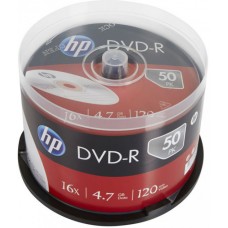 Диск DVD-R 50 HP, 4.7Gb, 16x, Cake Box (DME00025-3)