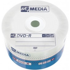 Диск DVD-R 50 MyMedia, 4.7Gb, 16x, Matt Silver, Wrap Box (69200)