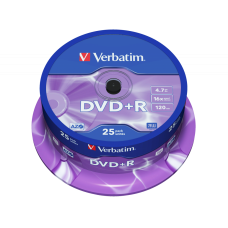 Диск DVD+R 25 Verbatim 